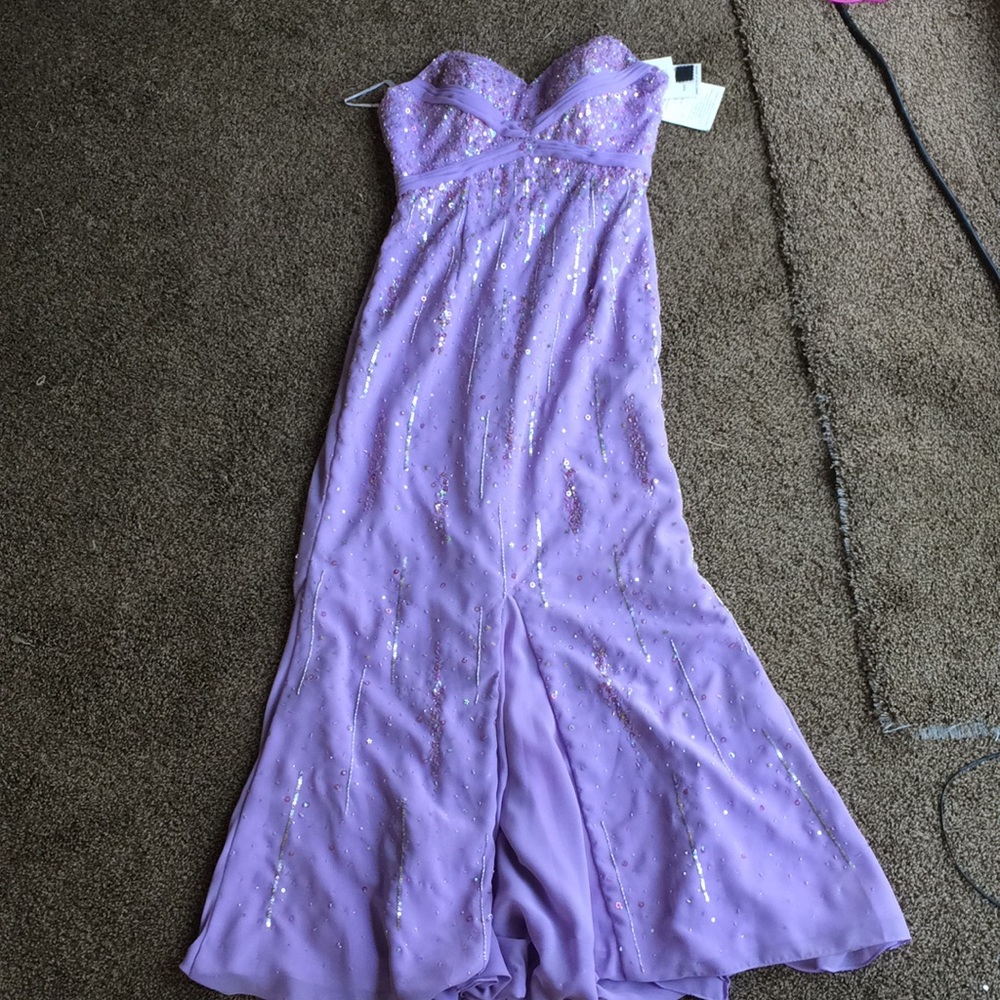 Xcite xtreme dress purple strapless